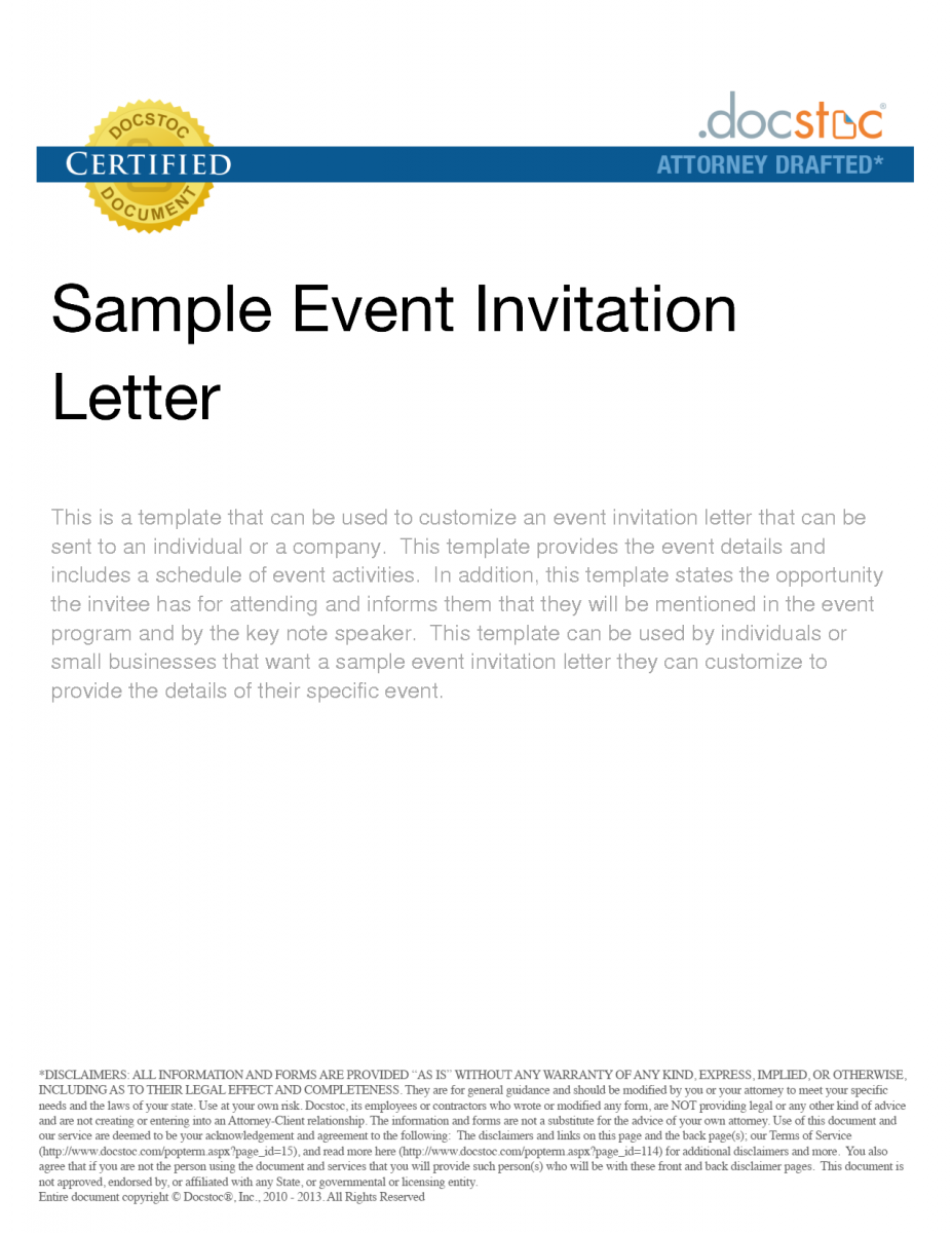 Formal Invitation Letter Sample from fasrcasual114.weebly.com