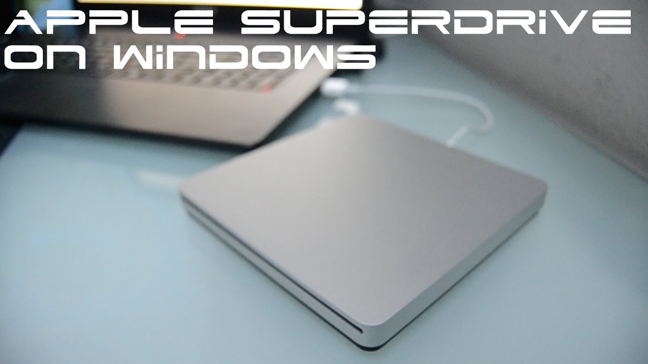 macbook air superdrive on windows 10